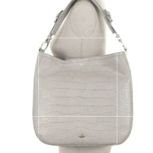 Exclusive Brand NWT Brahim Eva Dove Savannah Genuine Leather Large Hobo Bag